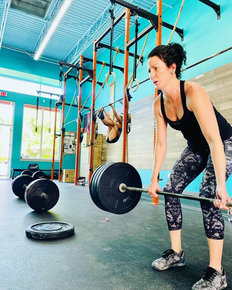 Athlete lifting at IRB CrossFit